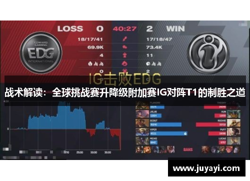 战术解读：全球挑战赛升降级附加赛IG对阵T1的制胜之道